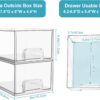 Organizer-Stackable Storage Drawers - Görsel 3