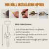 Cable Cord Organizer Holder - Görsel 6